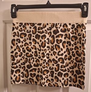 Cheetah mini skirt Small